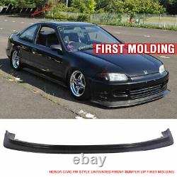 Fits 92-95 Honda Civic JDM First DP Style Front Bumper Lip First Molding