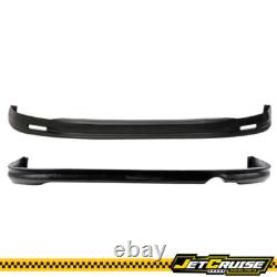 Fits 96-98 Honda Civic 2/4 Door Mugen Style Front + Rear Bumper Lip Spoiler PP