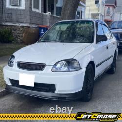 Fits 96-98 Honda Civic 2/4 Door Mugen Style Front + Rear Bumper Lip Spoiler PP Fits 96-98 Honda Civic 2/4 Door Mugen Style Front + Rear Bumper Lip Spoiler PP