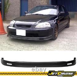 Fits 96-98 Honda Civic Mugen Style Front + Rear Bumper Lip + T-R Type Grille