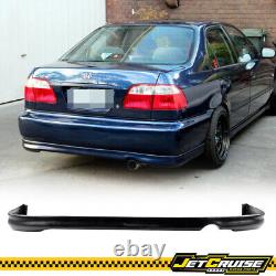 Fits 96-98 Honda Civic Mugen Style Front + Rear Bumper Lip + T-R Type Grille