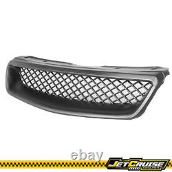 Fits 96-98 Honda Civic Mugen Style Front + Rear Bumper Lip + T-R Type Grille