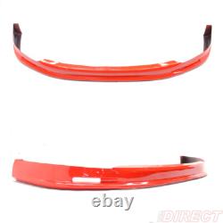 Fits 96-98 Honda Civic Painted Red Mugen Style Front Bumper Lip Spoiler PU
