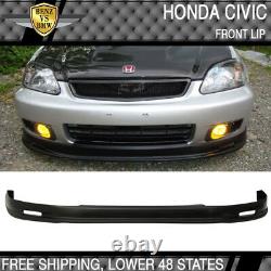 Fits 99-00 Honda Civic 3D MG Front Bumper Lip Spoiler PP + Sun Window Visor