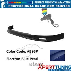 Fits 99-00 Honda Civic JDM Mugen Front Bumper Lip PP #B95P Electron Blue Pearl