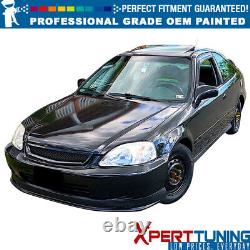 Fits 99-00 Honda Civic JDM Mugen Front Bumper Lip PP #B95P Electron Blue Pearl