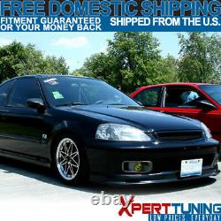 Fits 99-00 Honda Civic JDM Mugen Style Front Bumper Lip Spoiler Guard PP