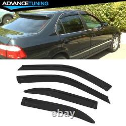 Fits 99-00 Honda Civic Mugen Front Bumper Lip + Rear Diffuser Lip + Window Visor