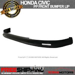 Fits 99-00 Honda Civic Mugen Style Front Bumper Lip Spoiler Polypropylene