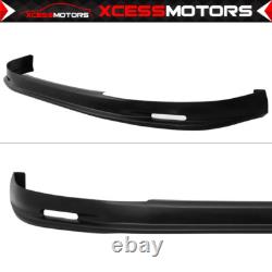 Fits 99-00 Honda Civic Mugen Style PP Front Bumper Lip + Grille + Window Visors