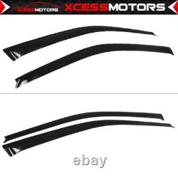 Fits 99-00 Honda Civic Mugen Style PP Front Bumper Lip + Grille + Window Visors