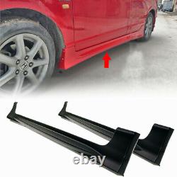 Fits Honda CIVIC 4door Sedan Mugen Style Side Skirt Rocer Panel Cover Molding