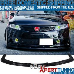 Fits Honda Civic 06-09 10 11 Mugen RR Front Bumper Lip Spoiler USDM ABS