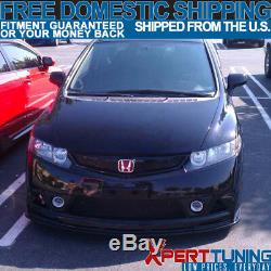 Fits Honda Civic 06-09 10 11 Mugen RR Front Bumper Lip Spoiler USDM ABS