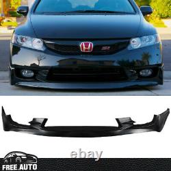 Fits Honda Civic 2009-2011 MUG Style Front Bumper Lip Spoiler Bodykit 4D PU