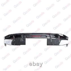 Fits for 2016-2021 Honda Civic Sedan Carbon Fiber Pattern Rear Diffuser with LED