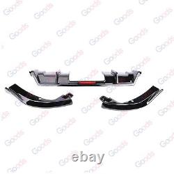 Fits for 2016-2021 Honda Civic Sedan Carbon Print Rear Diffuser with LED Corner