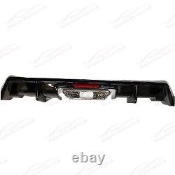 Fits for 2016-2021 Honda Civic Sedan Rear Bumper Lower Diffuser with LED Exhaust