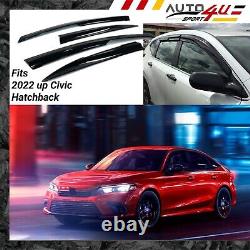 Fits for Honda Civic Hatchback 22-23 Mugen Style Window Visors Shade Deflectors