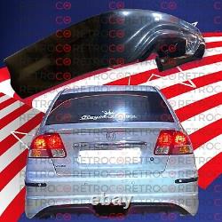 For 02-05 Honda Civic Sedan Vtec2 Mugen Rear Bumper Extension Diffuser