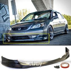 For 04 05 Honda Civic 2/4dr JDM PDM Style Front Bumper Lip Body Kit