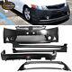 For 06-11 Civic Mugen Rr Pp Front Bumper + Side Skirt + Rear Lip + Trunk Spoiler