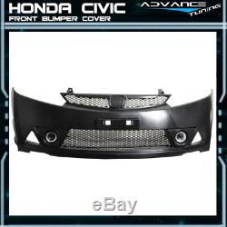 For 06-11 Civic Mugen RR Style Front Bumper + Rear Lip PP