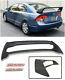 For 06-11 Civic Sedan Mugen Rr Rear Trunk Lid Wing Spoiler With Red Emblems Pair