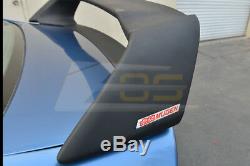 For 06-11 Civic Sedan Mugen RR Rear Trunk Lid Wing Spoiler With Red Emblems Pair