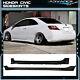 For 06-11 Honda Civic 2dr Mugen Side Skirts Pair Left Right Extension Pu