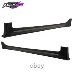 For 06-11 Honda Civic 2Dr Mugen Style Side Skirts Pair Left Right Side PU
