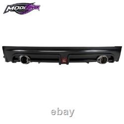 For 06-11 Honda Civic 4Dr Mugen RR Style Rear Bumper Diffuser With3rd Brake Light