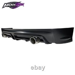 For 06-11 Honda Civic 4Dr Mugen RR Style Rear Bumper Diffuser With3rd Brake Light
