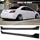 For 06-11 Honda Civic Coupe Mugen Style Left Right Side Skirts Extension Pu