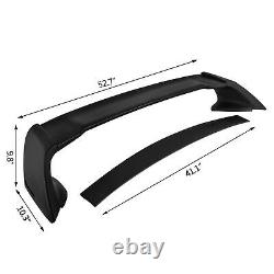 For 06-11 Honda Civic FD2 4Dr Mugen RR Style JDM MUG Rear ABS Trunk Spoiler Wing