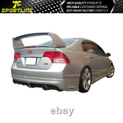 For 06-11 Honda Civic Mugen RR Style Bodykit Front Bumper & Rear Lip PP