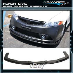 For 06-11 Honda Civic Mugen RR Style Front Bumper + Lip Body Kit