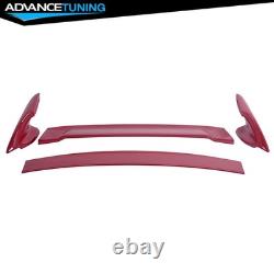 For 06-11 Honda Civic Sedan 4DR Mugen Rear Trunk Spoiler #R525P Tango Red Pearl