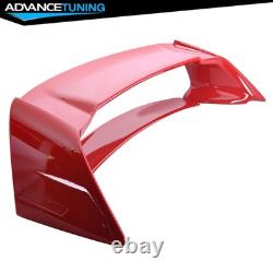 For 06-11 Honda Civic Sedan 4DR Mugen Style Rear Trunk Spoiler #R513 Rallye Red