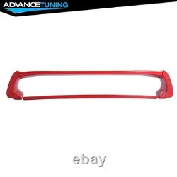 For 06-11 Honda Civic Sedan 4DR Mugen Style Rear Trunk Spoiler #R513 Rallye Red