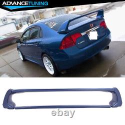 For 06-11 Honda Civic Sedan Mugen Rear Trunk Spoiler #B537M Atomic Blue Metallic