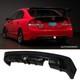 For 06-11 Honda Civic Sedan Rear Body Diffuser Bumper Pu Lip + Led Brake Light