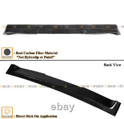 For 06-15 Honda CIVIC 4dr Sedan V2 M Style Carbon Fiber Rear Window Roof Spoiler