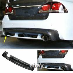 For 06-2011 Honda Civic Carbon Fiber Mugen Rear Bumper Diffuser Spoiler Bodykit