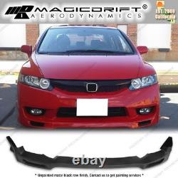 For 09-11 Honda Civic 4DR Sedan N-SPEC NS Style Front Bumper Lip Spoiler Painted
