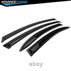 For 09-11 Honda Civic Sedan Mugen Style Front Bumper Lip Spoiler + Window Visors