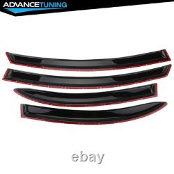 For 09-11 Honda Civic Sedan Mugen Style Front Bumper Lip Spoiler + Window Visors