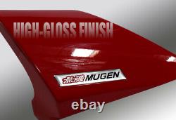 For 12-15 Honda Civic 9Th Sedan MUGEN Carbon Fiber Factory Red Rear Spoiler Wing
