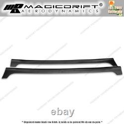 For 12-15 Honda Civic 9th GEN 4DR Sedan JDM RR Mugen Style Side Skirt Painted PU
