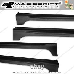 For 12-15 Honda Civic 9th GEN 4DR Sedan JDM RR Mugen Style Side Skirt Painted PU